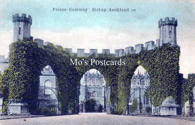Co Durham Postcard - Palace Gateway, Bishop Auckland  SW18527