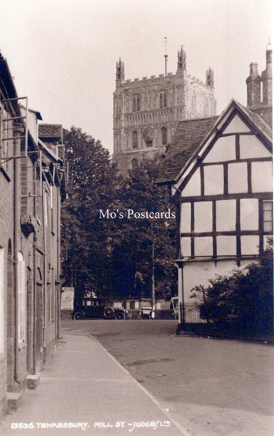 Gloucestershire Postcard - Tewkesbury, Mill Street   SW18528