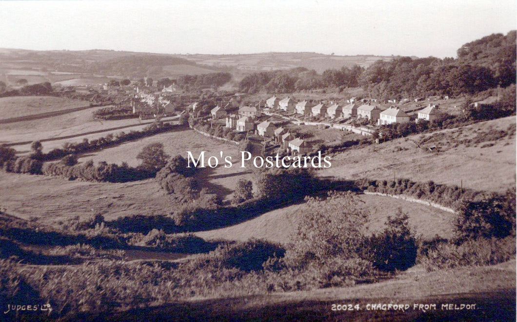Devon Postcard - Chagford From Meldon  SW18529
