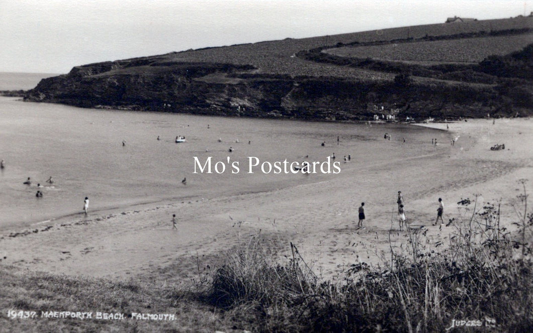 Cornwall Postcard - Maenporth Beach, Falmouth  SW18536