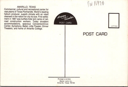 America Postcard - Hello From Amarillo, Texas  SW16920