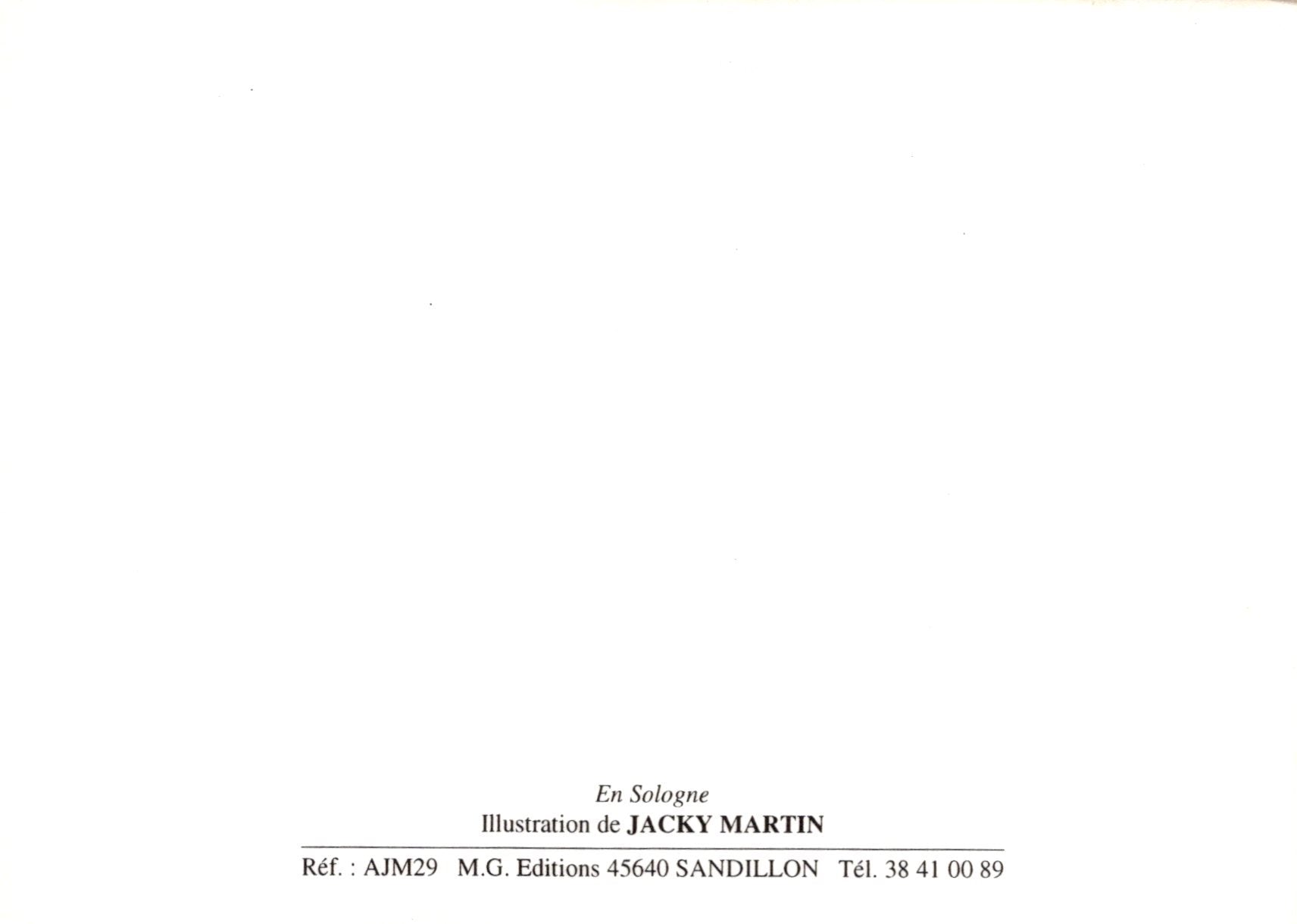 Textual document with 'Illustration de JACKY MARTIN' on a white background