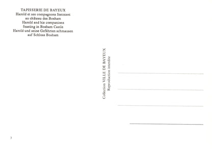 White card with black text and a small logo on a white background