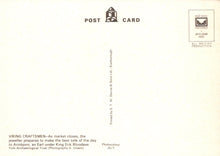Load image into Gallery viewer, Back of a postcard with text and branding
