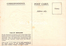 Load image into Gallery viewer, Animals Postcard - Dogs, The St Bernard   SW18916
