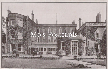 Derbyshire Postcard - Front Garden, Friary Hotel, Derby  SW18934