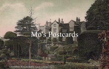 Load image into Gallery viewer, Vintage-style image of Levens Hall and Gardens with &#39;Mo&#39;s Postcards&#39; text overlay.
