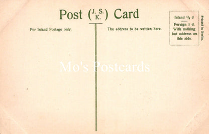 Vintage-style postcard with text and 'Mo's Postcards' branding.