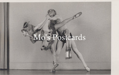 Dancing Postcard - Two Ballet Dancers in Costume  VT201