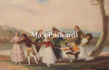 Load image into Gallery viewer, Vintage painting of a group of people in a scenic landscape with &#39;Mo&#39;s Postcards&#39; text overlay.
