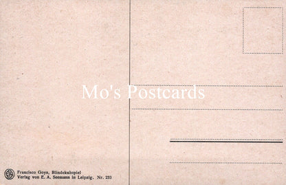 Vintage-style postcard with 'Mo's Postcards' text on a beige background