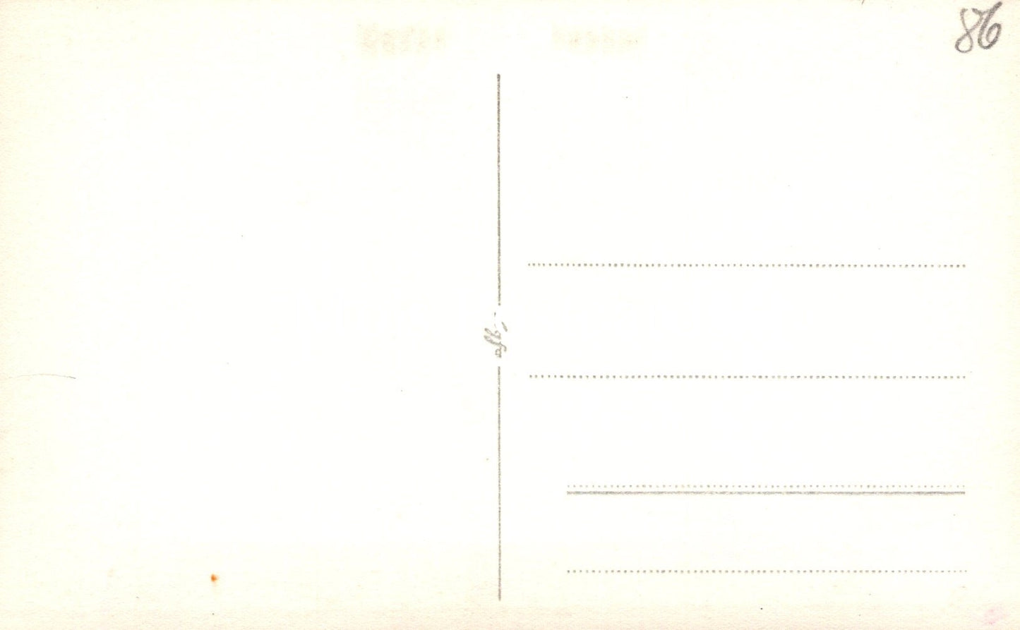 Blank postcard with a light gradient background