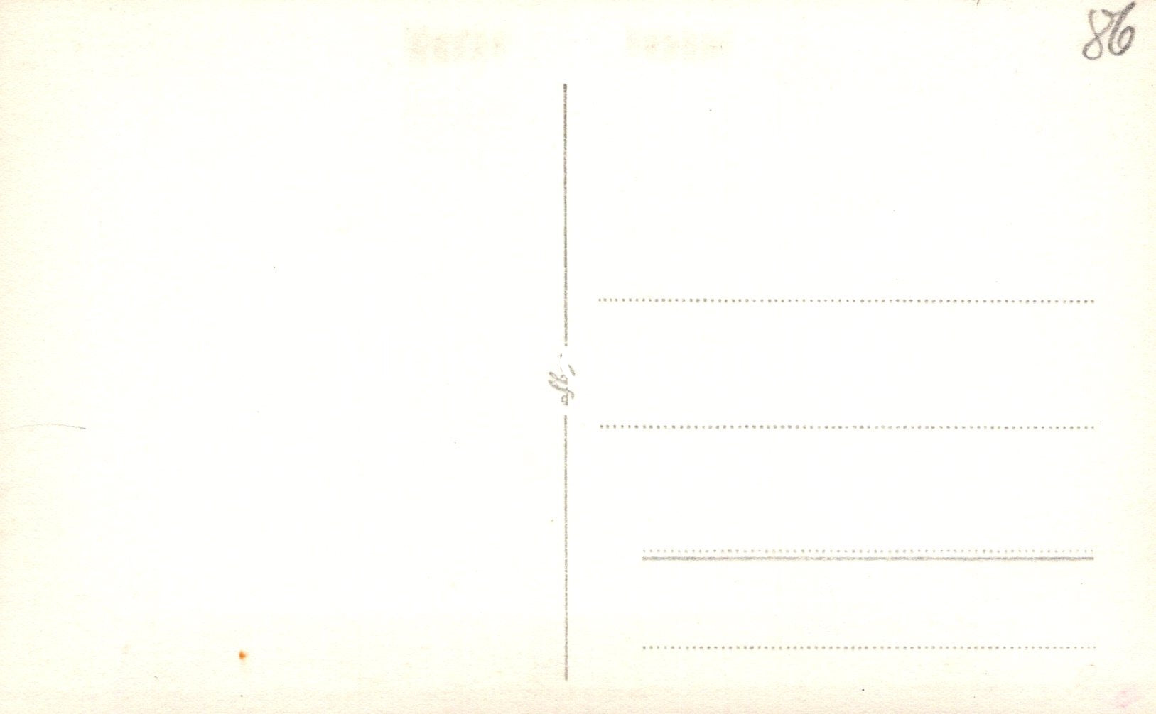 Blank postcard with a light gradient background