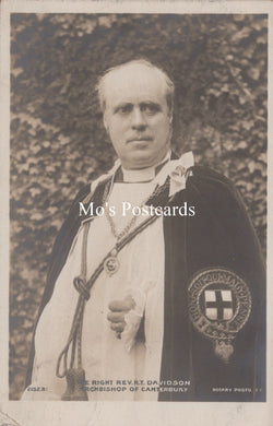 Vintage photograph of a clergyman with a decorative stole against a textured background