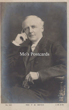 Load image into Gallery viewer, Vintage black and white portrait of a man with &#39;Mo&#39;s Postcards&#39; text overlay
