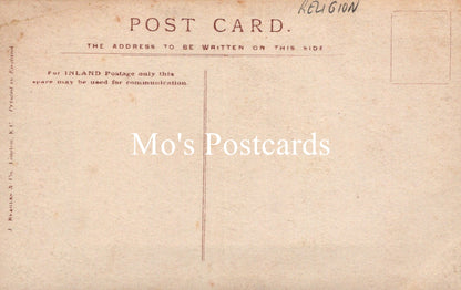 Vintage-style postcard with 'Mo's Postcards' branding