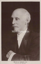 Load image into Gallery viewer, Vintage black and white portrait of a man with a mustache, labeled &#39;Mo&#39;s Postcards&#39;.
