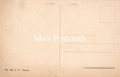 Beige postcard with 'Mo's Postcards' text on a plain background