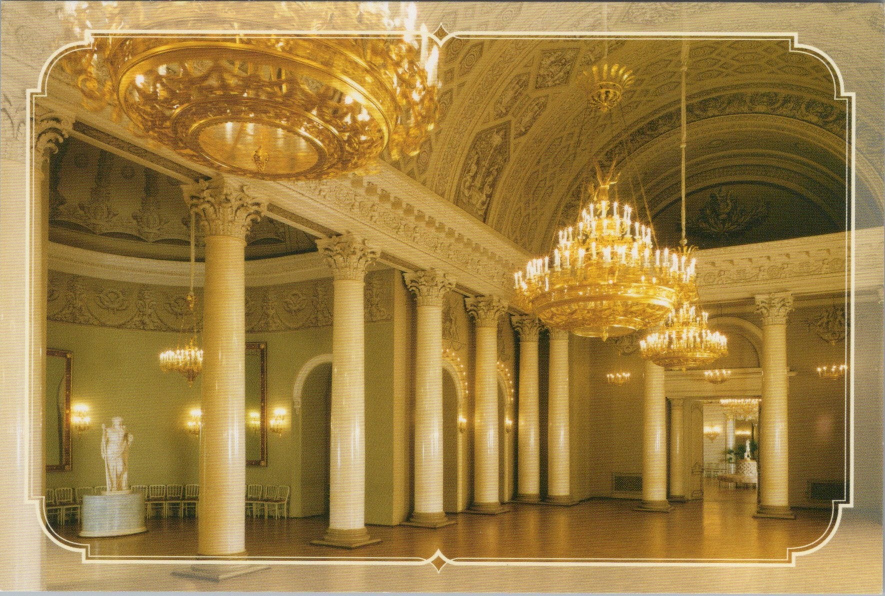 Russia Postcard - The Banqueting Hall, The Yusupov Palace, Saint Petersburg   SW17070