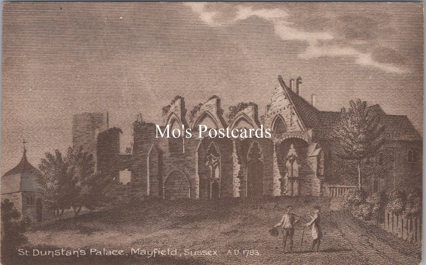 Sussex Postcard - St Dunstan's Palace, Mayfield A.D.1783 - SW17354