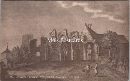 Sussex Postcard - St Dunstan's Palace, Mayfield A.D.1783 - SW17354