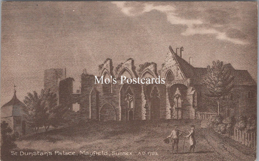 Sussex Postcard - St Dunstan's Palace, Mayfield A.D.1783 - SW17354