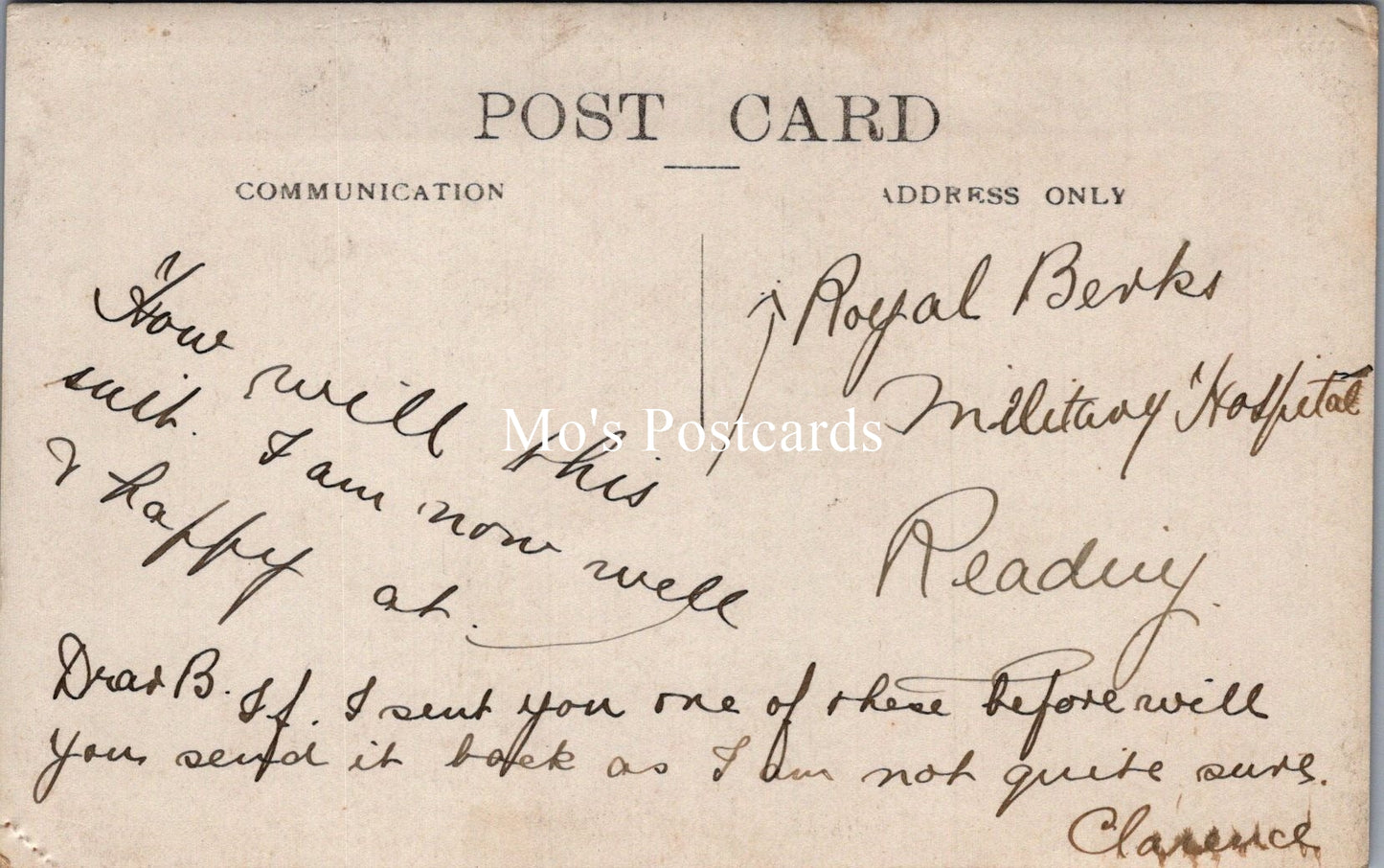 Ancestors Postcard - Suited Man Called Clarence SW17368