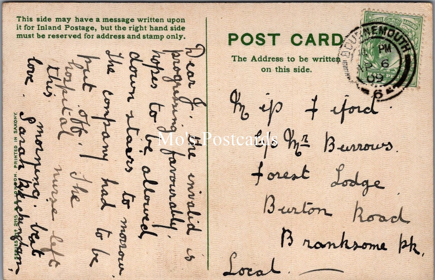 Greetings Postcard - Sunny Hours, Sundial  SW17373