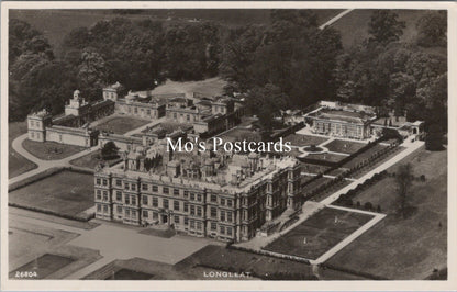Wiltshire Postcard - Aerial View of Longleat House  SX2