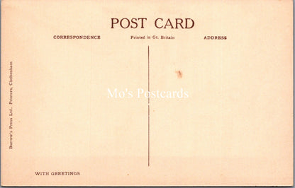 Dorset Postcard - Courtyard, The Three Wishes, Sherborne  SX42