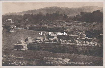 Northumberland Postcard - The Roman Wall, The Treasury, Cilurnam SX89