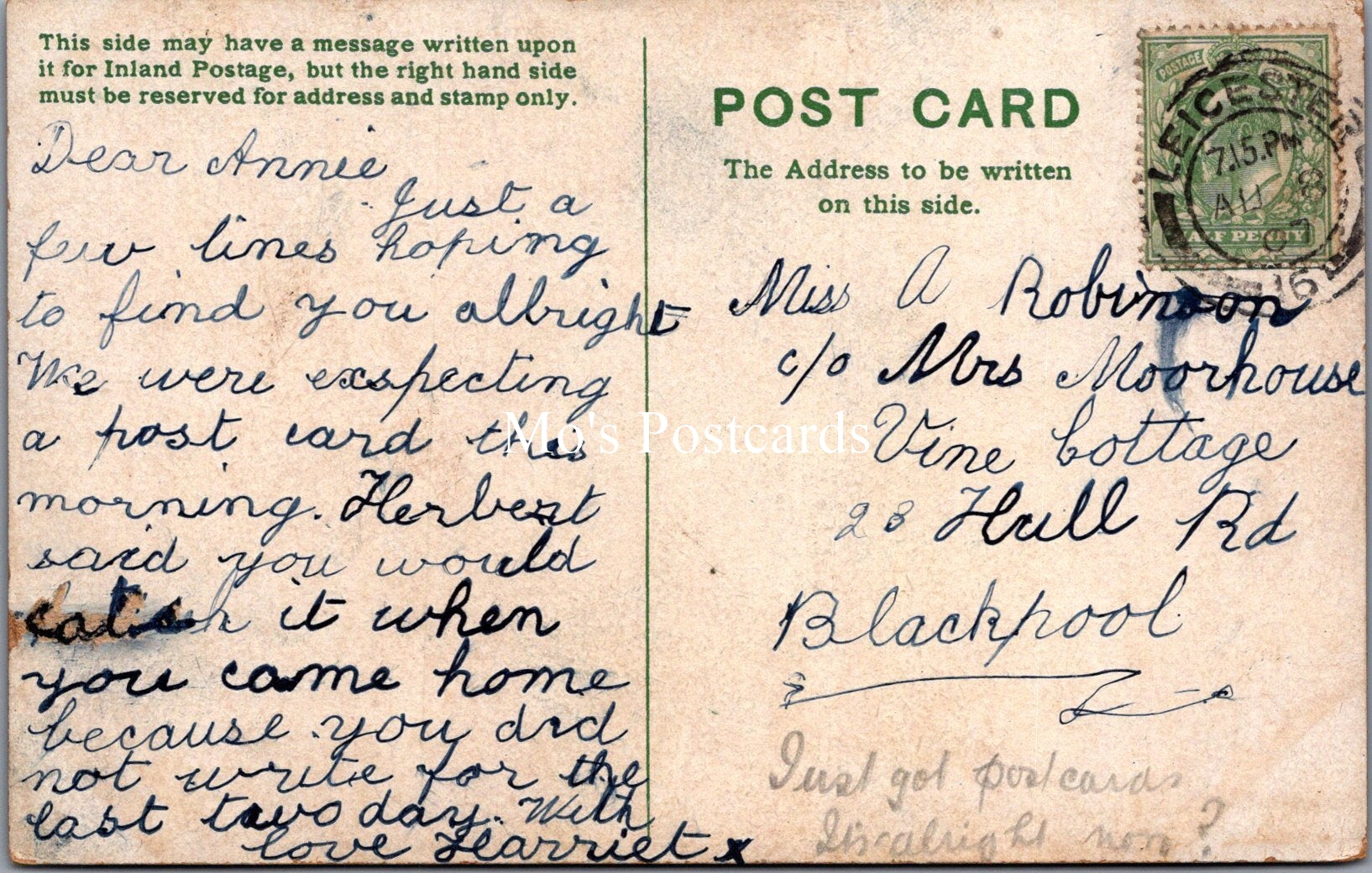 Leicestershire Postcard - Leicester, Abbey Park   SX113
