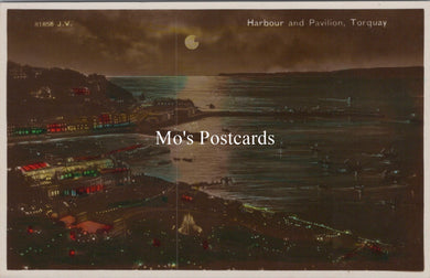 Devon Postcard - Torquay Harbour and Pavilion    SX120