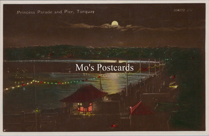 Devon Postcard - Torquay, Princess Parade and Pier   SX121