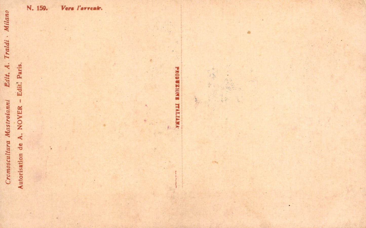 Vintage letterhead with text on a beige background