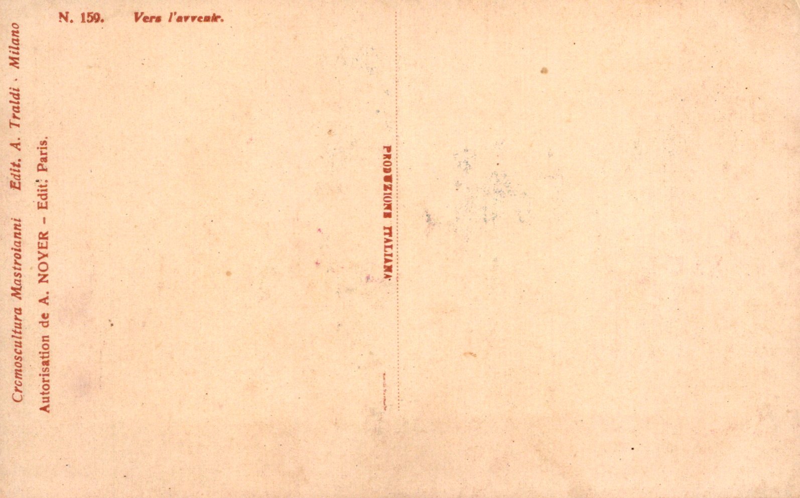 Vintage letterhead with text on a beige background