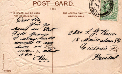 Shakespeare Verse Postcard - Fisherman and His Grand Daughter VT221