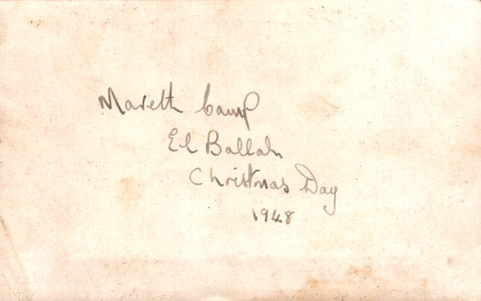 Handwritten text on a textured beige background