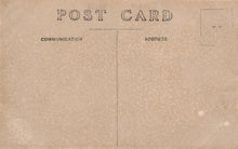 Load image into Gallery viewer, Back of a vintage postcard with &#39;Post Card&#39; and &#39;Communication Address&#39; text.
