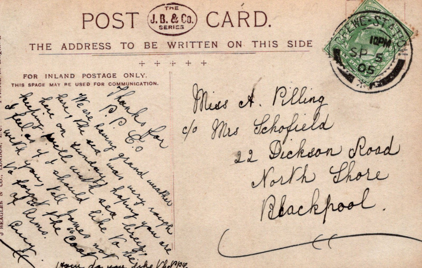 Theatrical Postcard - English Actress Miss Zena Dare  VT250