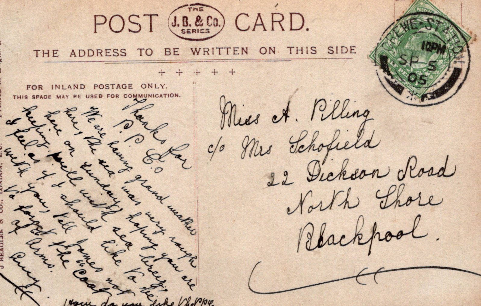 Theatrical Postcard - English Actress Miss Zena Dare  VT250