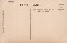 Load image into Gallery viewer, Vintage-style postcard with text and a line for address on a brown background
