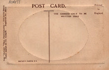 Load image into Gallery viewer, Vintage postcard with a large oval for writing the address, printed in England.
