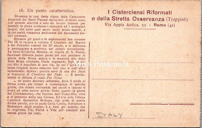Italy Postcard - Rome, I Cistercensi Riformati o Della Stretta Osservanza SX432