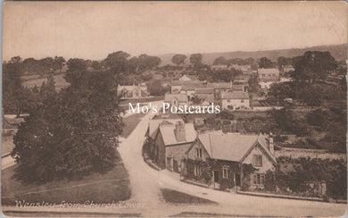 Yorkshire Postcard - Wensley From Church Tower   SW17615