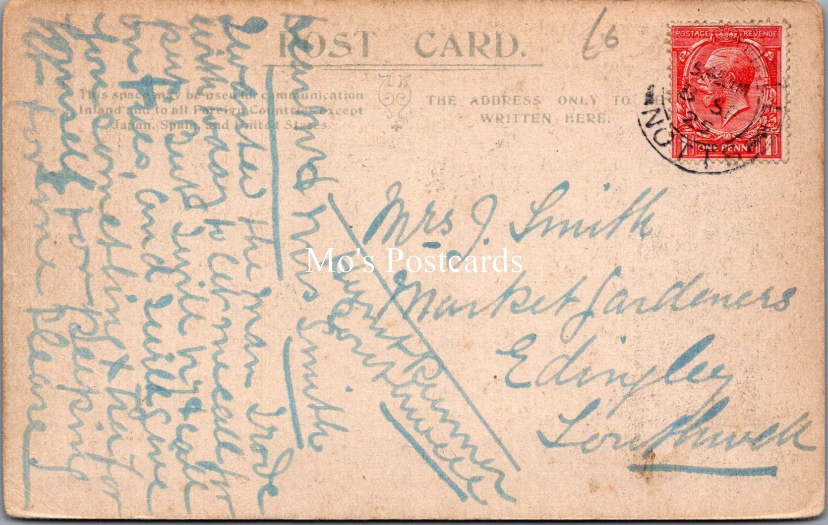 London Postcard - W.R.D.R.E, Norwood Park, May 24, 1915 - SW17742