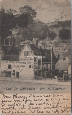 Nottinghamshire Postcard - Trip To Jerusalem Inn, Nottingham  SW17745