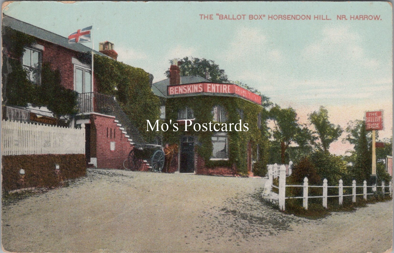London Postcard - The "Ballot Box" Horsendon Hill, Nr Harrow SW17752