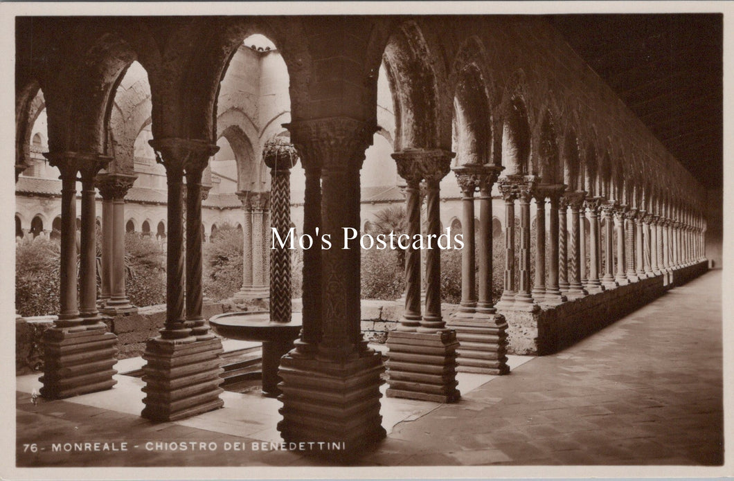 Italy Postcard - Monreale, Chiostro Dei Benedettini   SW17762