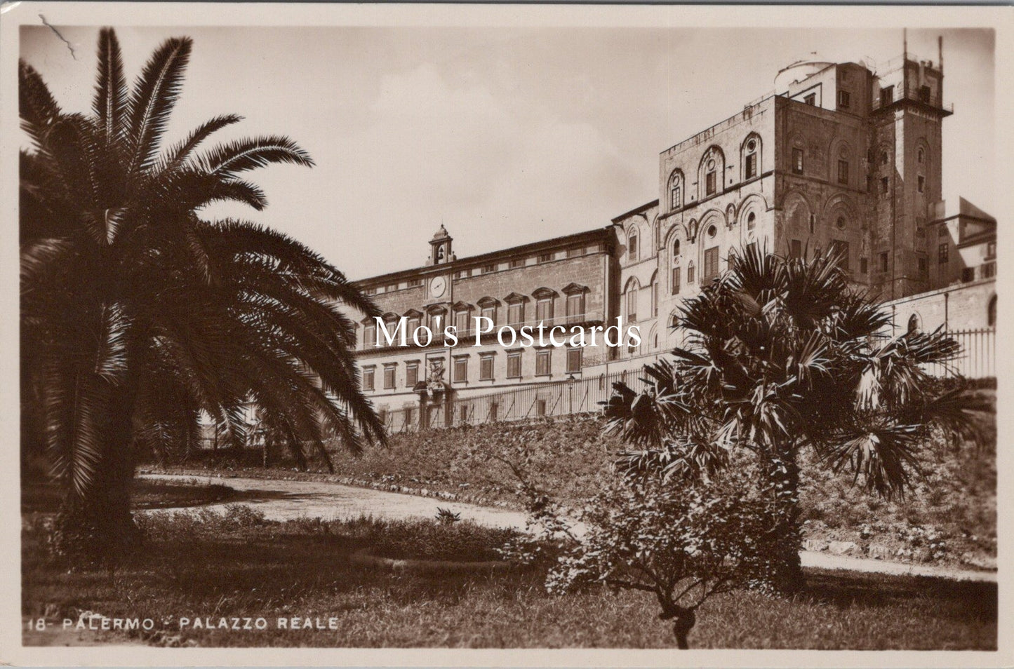 Italy Postcard - Palermo, Palazzo Reale  SW17763